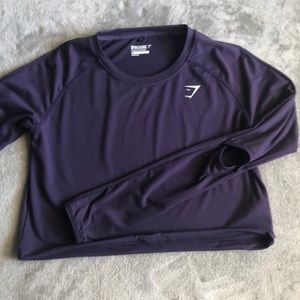 Gymshark long-sleeve crop top
